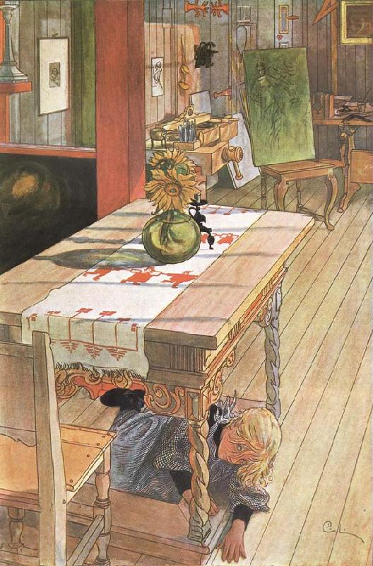Carl Larsson Hide and Seek china oil painting image